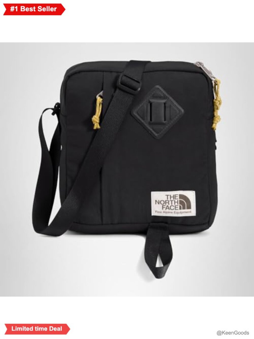 Nylon Crossbody Bag Adjustable Strap Water-Repellent